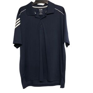 Adidas Climacool Blue‎ Short Sleeve Polo Size Large